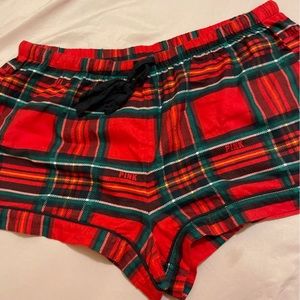 Victoria secrets plaid sleepwear short